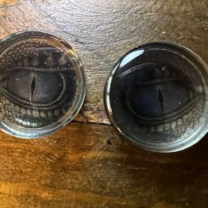 Dragon eye gauges body jewelry